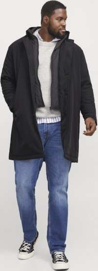 Jack & Jones REMY Windproof Water-resistant Softshell Jacket Black - Chaquetas - Chaquetas Tallas Grandes 2XL-8XL