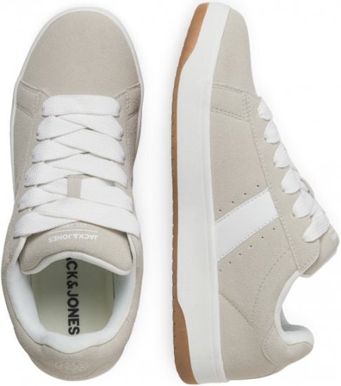 Jack & Jones Miles SYN Suede Sneakers Beige - Calzado de hombre 40-52 - Zapatillas de hombre tallas 40-52