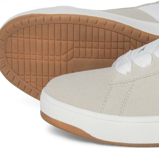 Jack & Jones Miles SYN Suede Sneakers Beige - Calzado de hombre 40-52 - Zapatillas de hombre tallas 40-52