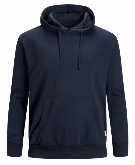 Jack & Jones Basic Sweat Hood Navy Blazer - Sudaderas - Sudaderas 2XL-12XL