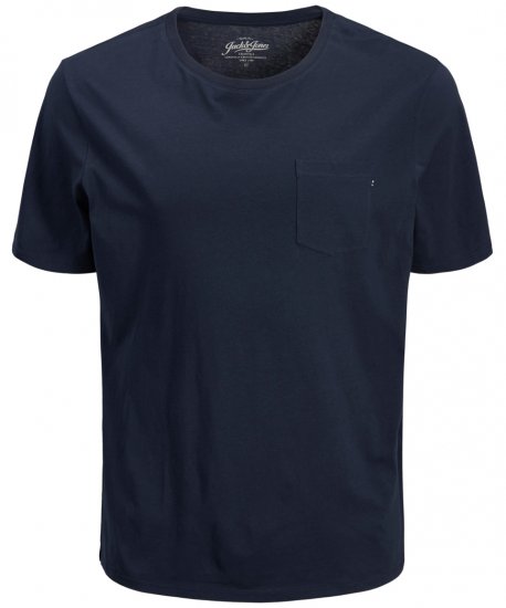 Jack & Jones JJEPOCKET Tee Navy - Camisetas - Camisetas - 2XL-14XL