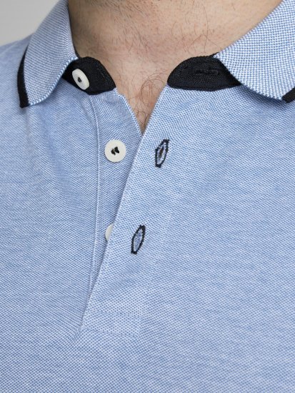 Jack & Jones PAULOS Short Sleeve Polo Light Blue/PS - Polos - Polos 2XL-8XL