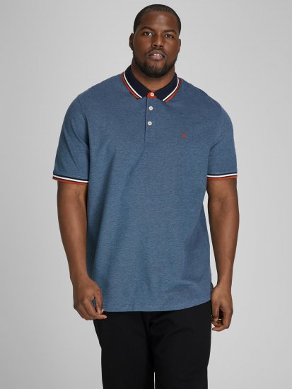Jack & Jones Paulos Polo Denim Blue - Polos - Polos 2XL-8XL