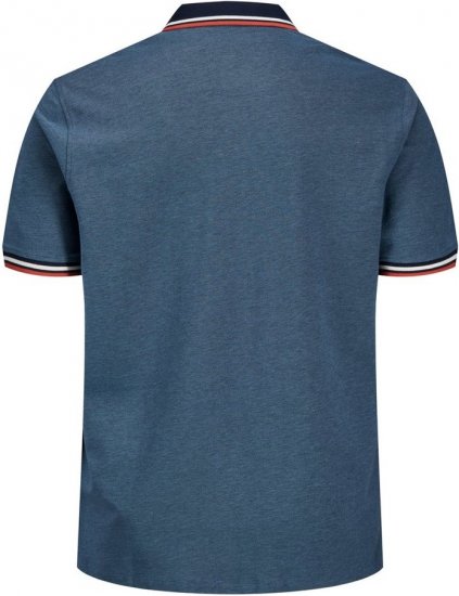 Jack & Jones PAULOS Short Sleeve Polo Denim Blue/PS - Polos - Polos 2XL-8XL