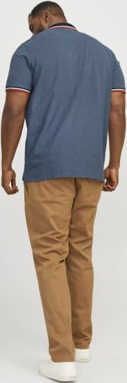 Jack & Jones PAULOS Short Sleeve Polo Denim Blue/PS - Polos - Polos 2XL-8XL
