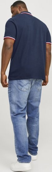 Jack & Jones PAULOS Short Sleeve Polo Navy Blazer - Polos - Polos 2XL-8XL