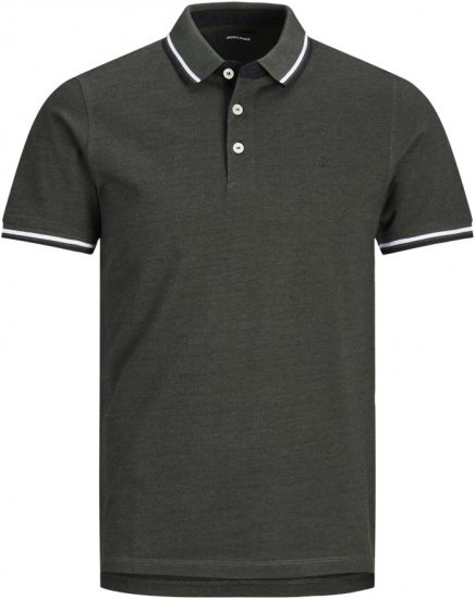 Jack & Jones PAULOS Short Sleeve Polo Green/PLAY 1 - Polos - Polos 2XL-8XL