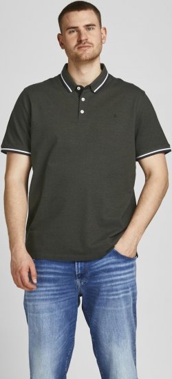 Jack & Jones PAULOS Short Sleeve Polo Green/PLAY 1 - Polos - Polos 2XL-8XL