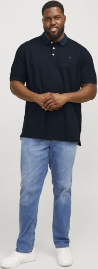 Jack & Jones PAULOS Short Sleeve Polo Dark Navy/PS - Polos - Polos 2XL-8XL