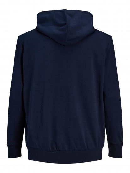 Jack & Jones Basic Sweat Zip Hood Navy Blazer - Sudaderas - Sudaderas 2XL-12XL