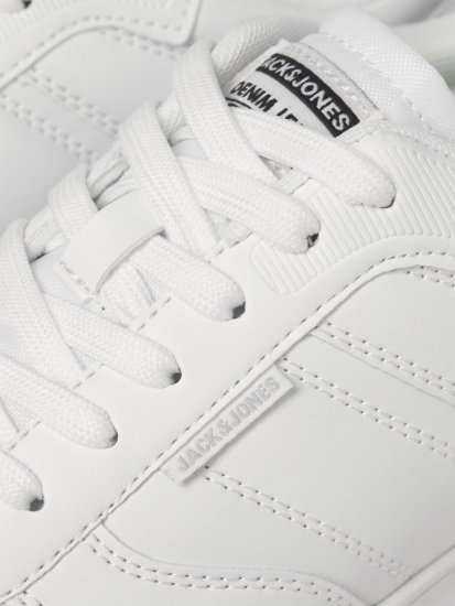 Jack & Jones Jam/MONO Sneakers White - Calzado de hombre 40-52 - Zapatillas de hombre tallas 40-52