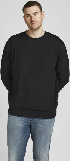 Jack & Jones Basic Sweatshirt Black - Sudaderas - Sudaderas 2XL-12XL