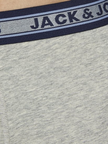 Jack & Jones OLIVER Trunks 5-Pack Dark Grey Melange - Ropa interior - Ropa interior 2XL-8XL