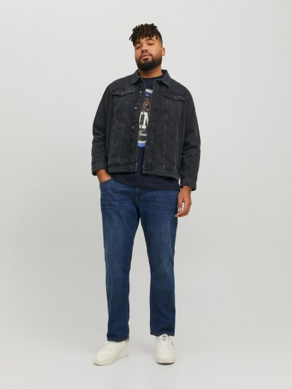Jack & Jones JJIJEAN Denim Jacket Black Denim - Chaquetas - Chaquetas Tallas Grandes 2XL-8XL