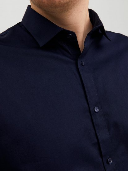 Jack & Jones CARDIFF Dress Shirt Navy - Camisas - Camisas 2XL-10XL