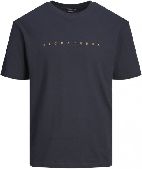 Jack & Jones STAR T-Shirt Dark Navy - Camisetas - Camisetas - 2XL-14XL