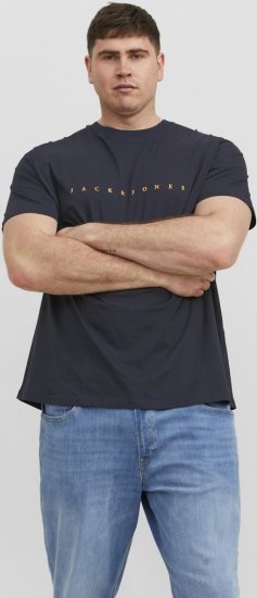 Jack & Jones STAR T-Shirt Dark Navy - Camisetas - Camisetas - 2XL-14XL