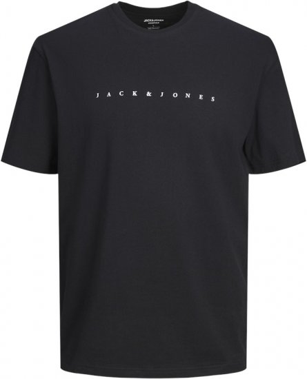 Jack & Jones STAR T-Shirt Black - Camisetas - Camisetas - 2XL-14XL