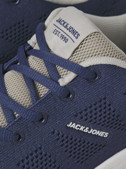 Jack & Jones Croxley Sneakers Medieval Blue/Moonbeam - Calzado de hombre 40-52 - Zapatillas de hombre tallas 40-52