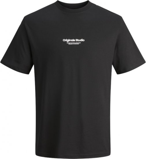 Jack & Jones ESTERBRO T-Shirt Black - Camisetas - Camisetas - 2XL-14XL