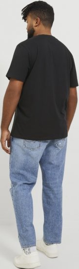 Jack & Jones ESTERBRO T-Shirt Black - Camisetas - Camisetas - 2XL-14XL