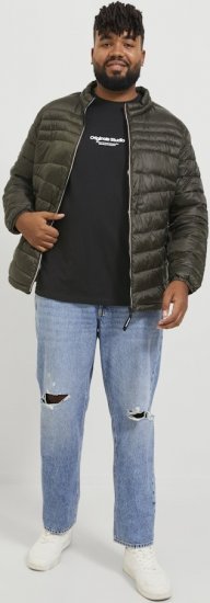 Jack & Jones ESTERBRO T-Shirt Black - Camisetas - Camisetas - 2XL-14XL