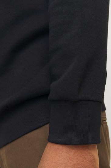 Jack & Jones 2 COL LOGO Hoodie Black - Sudaderas - Sudaderas 2XL-12XL