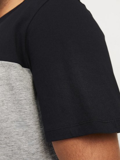 Jack & Jones LEGACY BLOCKING T-Shirt Black - Camisetas - Camisetas - 2XL-14XL
