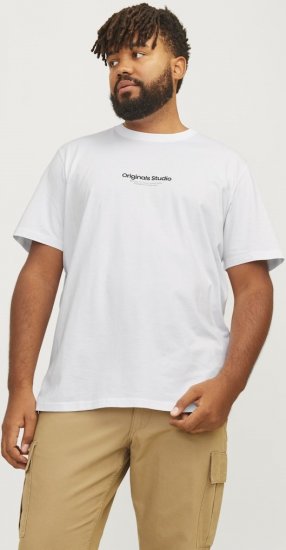 Jack & Jones ESTERBRO T-Shirt Bright White - Camisetas - Camisetas - 2XL-14XL