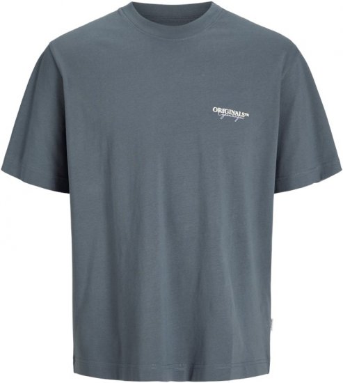 Jack & Jones Lington Crew Neck T-Shirt Grey - Camisetas - Camisetas - 2XL-14XL