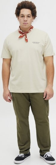 Jack & Jones Lington Crew Neck T-Shirt White - Camisetas - Camisetas - 2XL-14XL