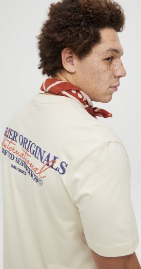 Jack & Jones Lington Crew Neck T-Shirt White - Camisetas - Camisetas - 2XL-14XL
