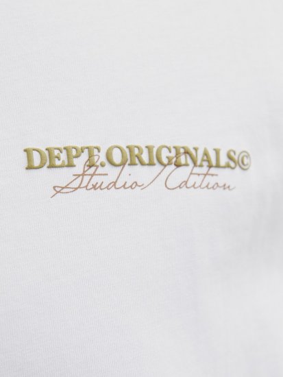 Jack & Jones Lington Crew Neck T-Shirt Bright White - Camisetas - Camisetas - 2XL-14XL