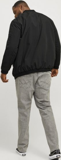 Jack & Jones RUSH Bomber Jacket Black - Chaquetas - Chaquetas Tallas Grandes 2XL-8XL