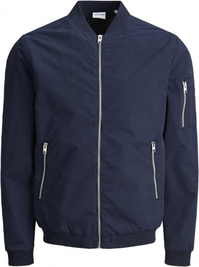 Jack & Jones RUSH Bomber Jacket Navy Blazer - Chaquetas - Chaquetas Tallas Grandes 2XL-8XL