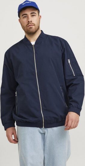 Jack & Jones RUSH Bomber Jacket Navy Blazer - Chaquetas - Chaquetas Tallas Grandes 2XL-8XL
