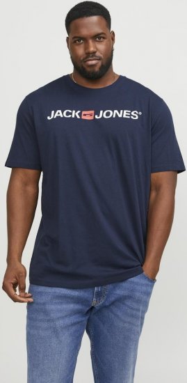 Jack & Jones Corp Logo Crew Neck T-Shirt Navy Blazer - Camisetas - Camisetas - 2XL-14XL