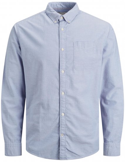 Jack & Jones OXFORD LS Shirt Cashmere Blue - Camisas - Camisas 2XL-10XL