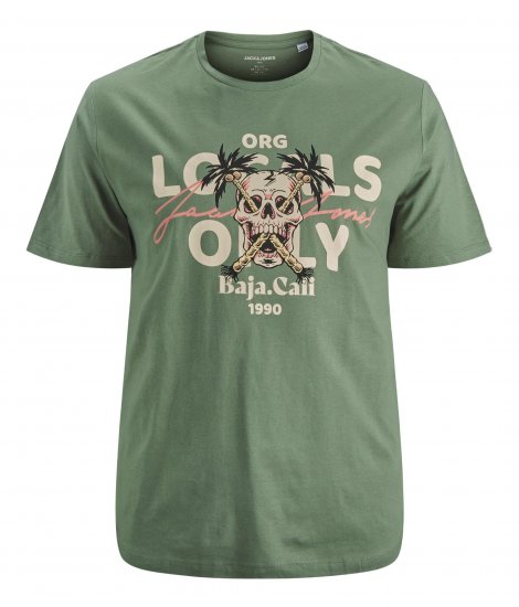 Jack & Jones Summerskull T-Shirt Sea Spray - Camisetas - Camisetas - 2XL-14XL