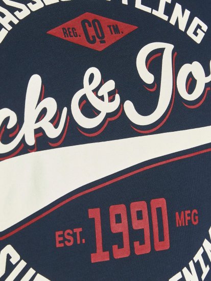 Jack & Jones JJELOGO TEE Navy - Camisetas - Camisetas - 2XL-14XL