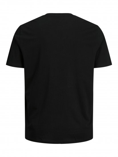 Jack & Jones JJELOGO TEE Black - Camisetas - Camisetas - 2XL-14XL