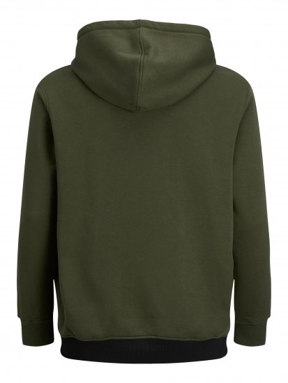 Jack & Jones JJEURBAN BLOCKING SWEAT Forest Green - Sudaderas - Sudaderas 2XL-12XL