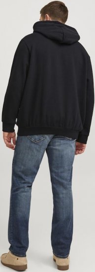 Jack & Jones CORP LOGO Large Print Hoodie Black - Sudaderas - Sudaderas 2XL-12XL