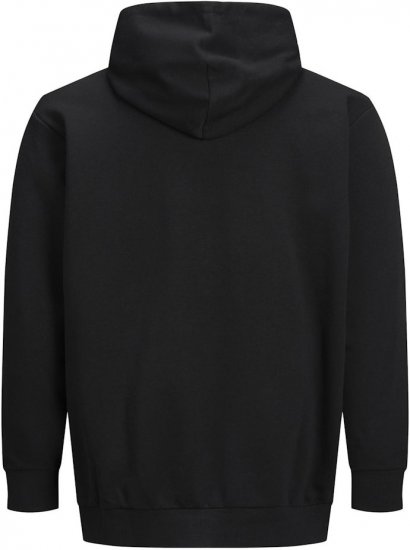 Jack & Jones CORP LOGO Large Print Hoodie Black - Sudaderas - Sudaderas 2XL-12XL