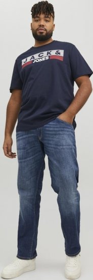 Jack & Jones CORP Logo T-Shirt Navy/PLAY 4 - Camisetas - Camisetas - 2XL-14XL