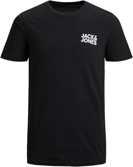 Jack & Jones CORP Logo T-Shirt Black - Camisetas - Camisetas - 2XL-14XL