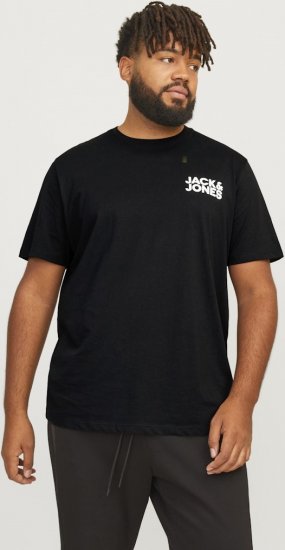 Jack & Jones CORP Logo T-Shirt Black - Camisetas - Camisetas - 2XL-14XL