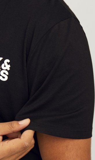Jack & Jones CORP Logo T-Shirt Black - Camisetas - Camisetas - 2XL-14XL