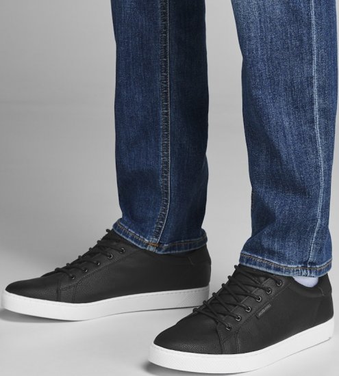 Jack & Jones Trent Sneakers Black - Calzado de hombre 40-52 - Zapatillas de hombre tallas 40-52
