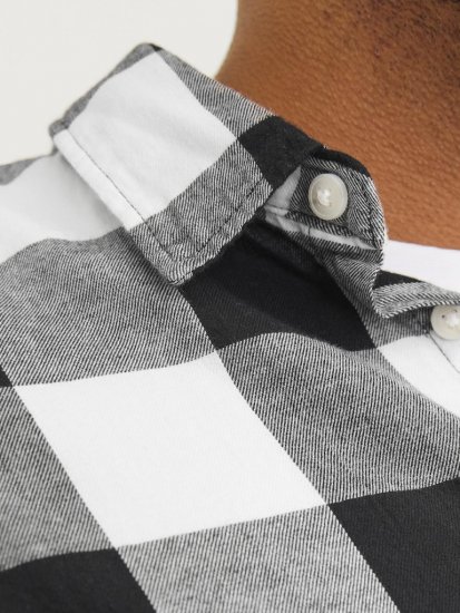 Jack & Jones Gingham L/S Shirt Whisper White - Camisas - Camisas 2XL-10XL